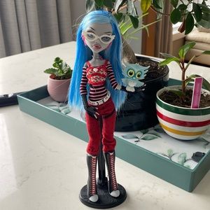 Original Monster High Ghoulia Doll with Stand
